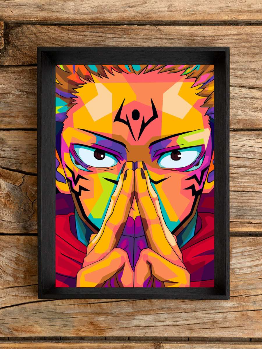 Sukuna Jujutsu Kaisen Anime Poster Çerçevesiz Yüksek Kalite Anime Duvar Poster