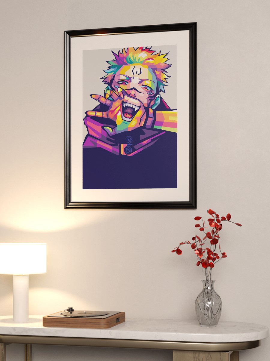 Sukuna  Anime Poster Çerçevesiz Yüksek Kalite Anime Duvar Poster