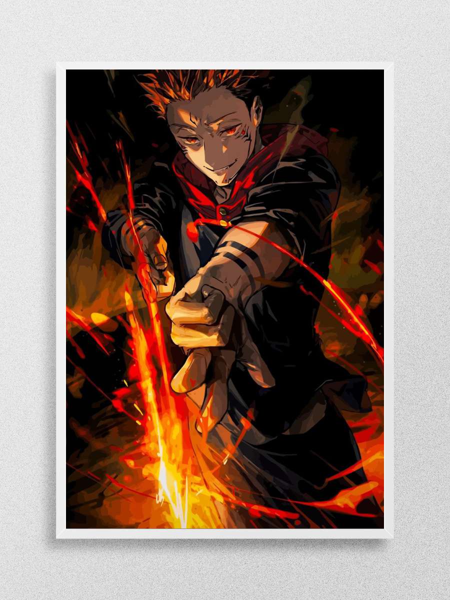 Sukuna Vessel Anime Poster Çerçevesiz Yüksek Kalite Anime Duvar Poster