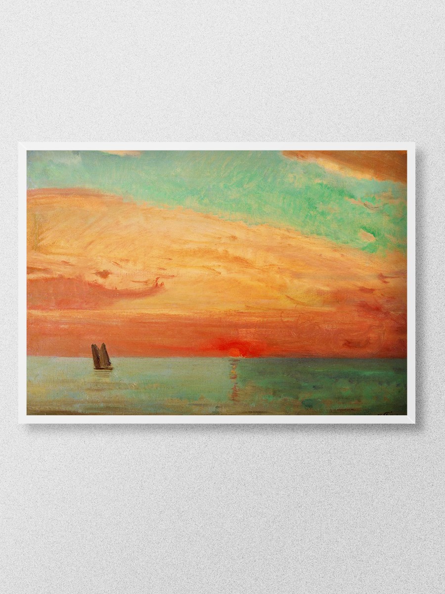 Sunrise over the East Sea Tablo Sanatsal Ünlü Ressam Poster Çerçevesiz Yüksek Kalite Poster