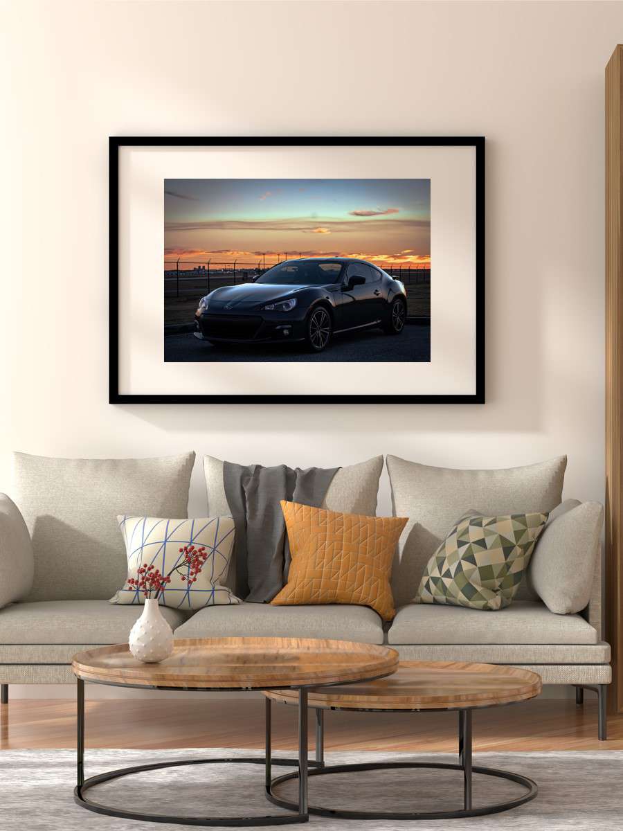 Sunset BRZ Anime Poster Çerçevesiz Yüksek Kalite Anime Duvar Poster