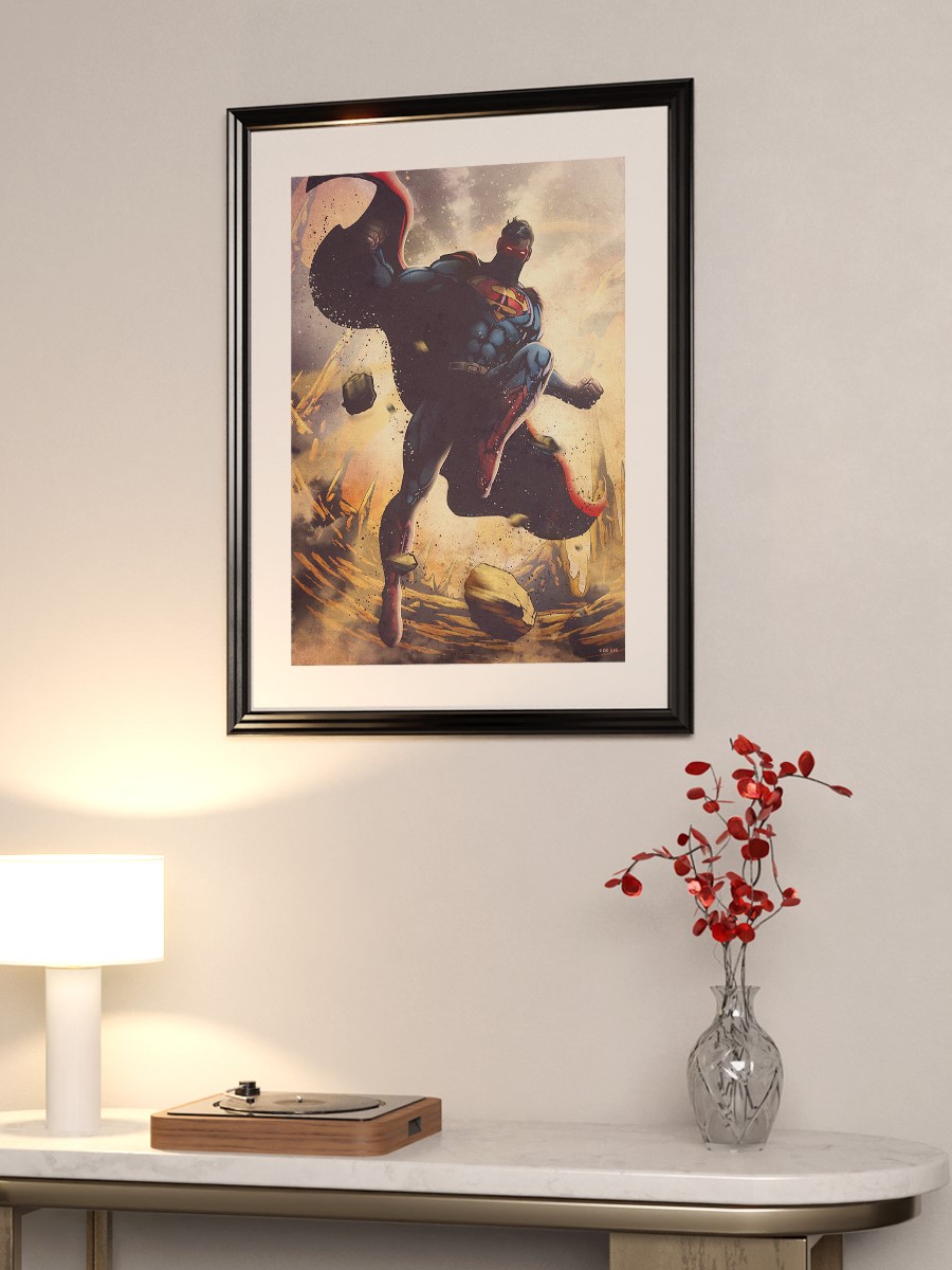 Superman Poster, Çerçevesiz Tv Film Poster
