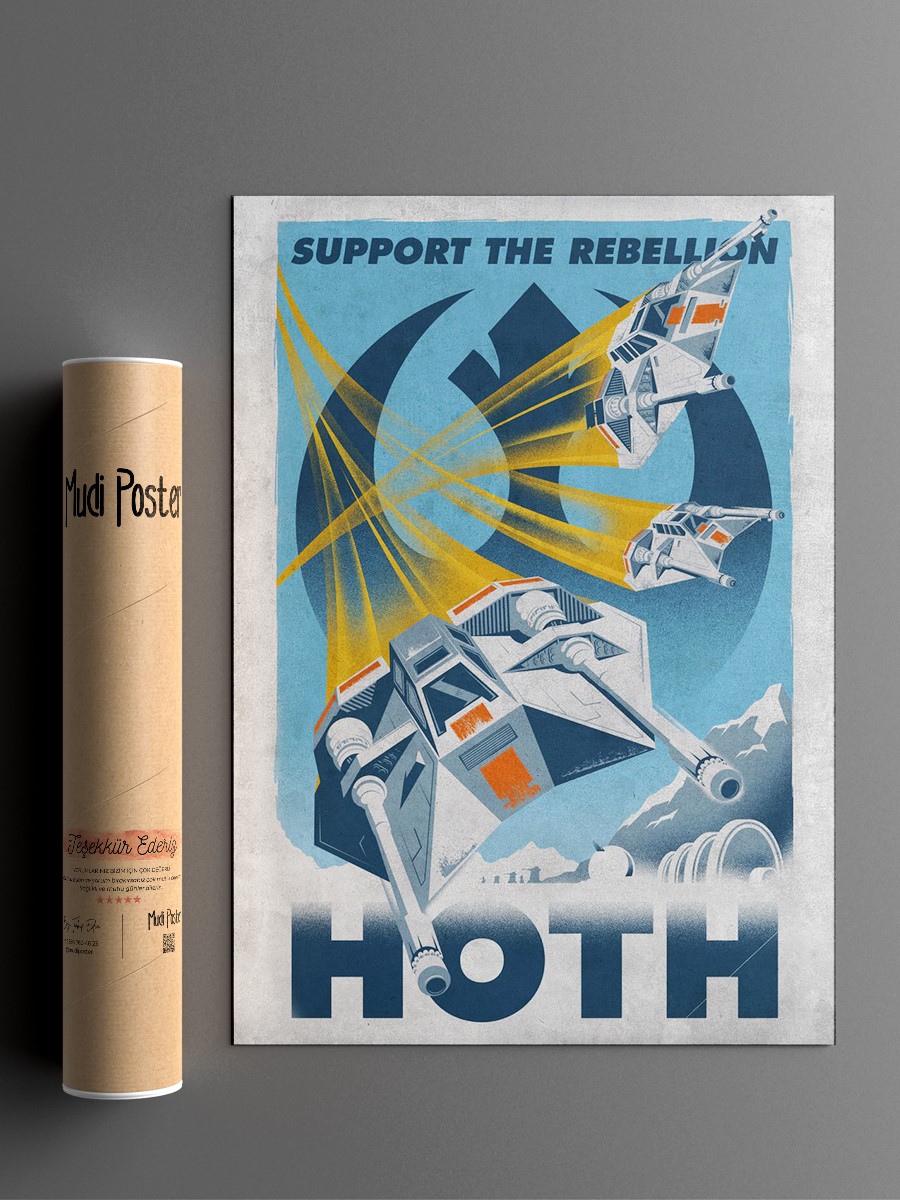 Support the Rebellion Poster, Çerçevesiz Tv Film Poster