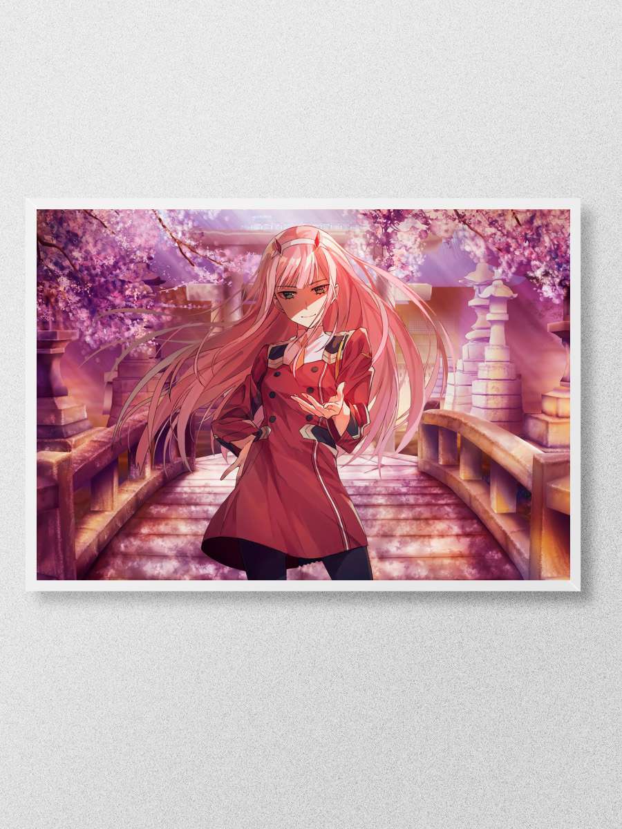 Sweetheart Zero Two Anime Poster Çerçevesiz Yüksek Kalite Anime Duvar Poster