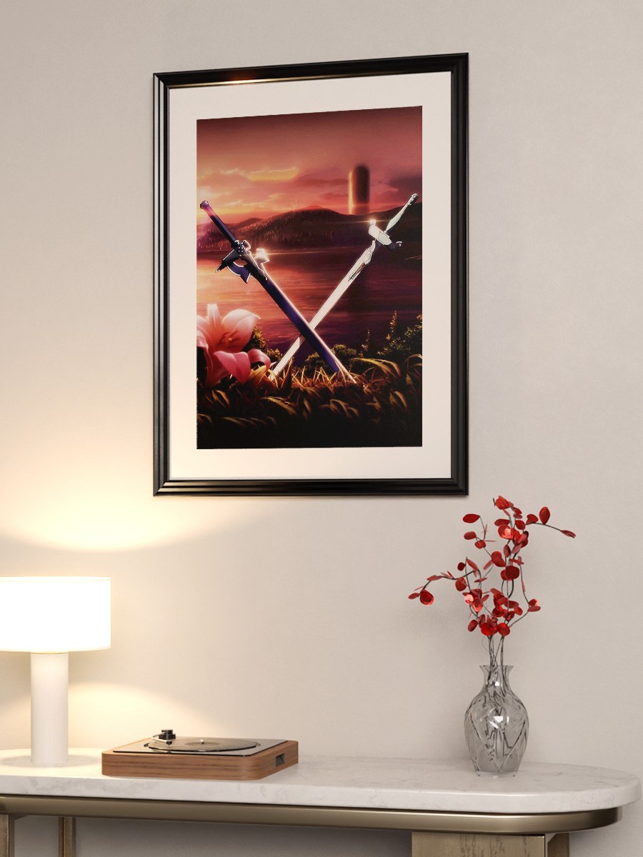 Sword Art Poster, Çerçevesiz Tv Film Poster