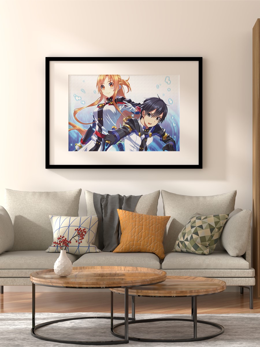 Sword art online Poster, Çerçevesiz Tv Film Poster