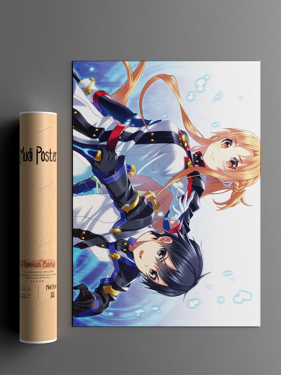 Sword art online Poster, Çerçevesiz Tv Film Poster