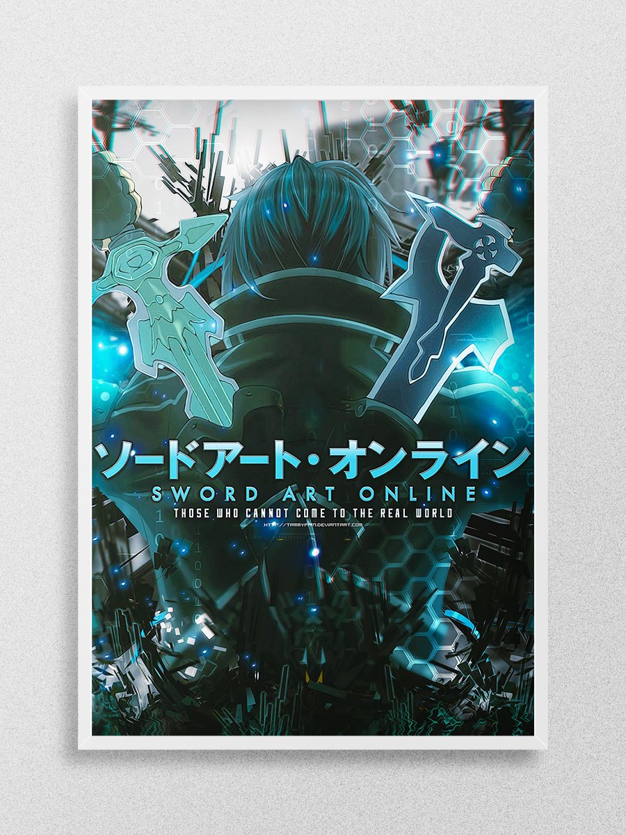 Sword Art Online Anime Poster Çerçevesiz Yüksek Kalite Anime Duvar Poster