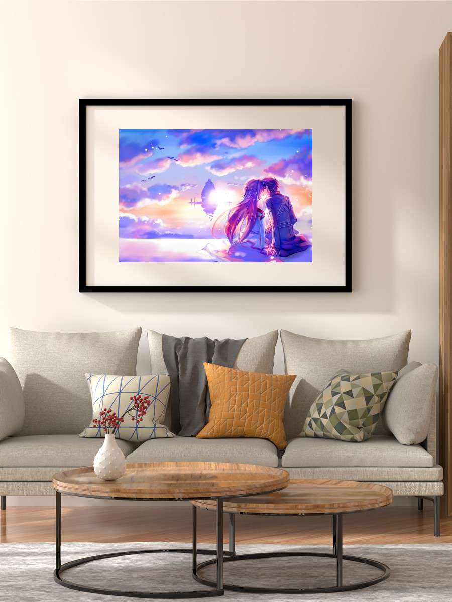 Sword Art Online Anime Poster Çerçevesiz Yüksek Kalite Anime Duvar Poster