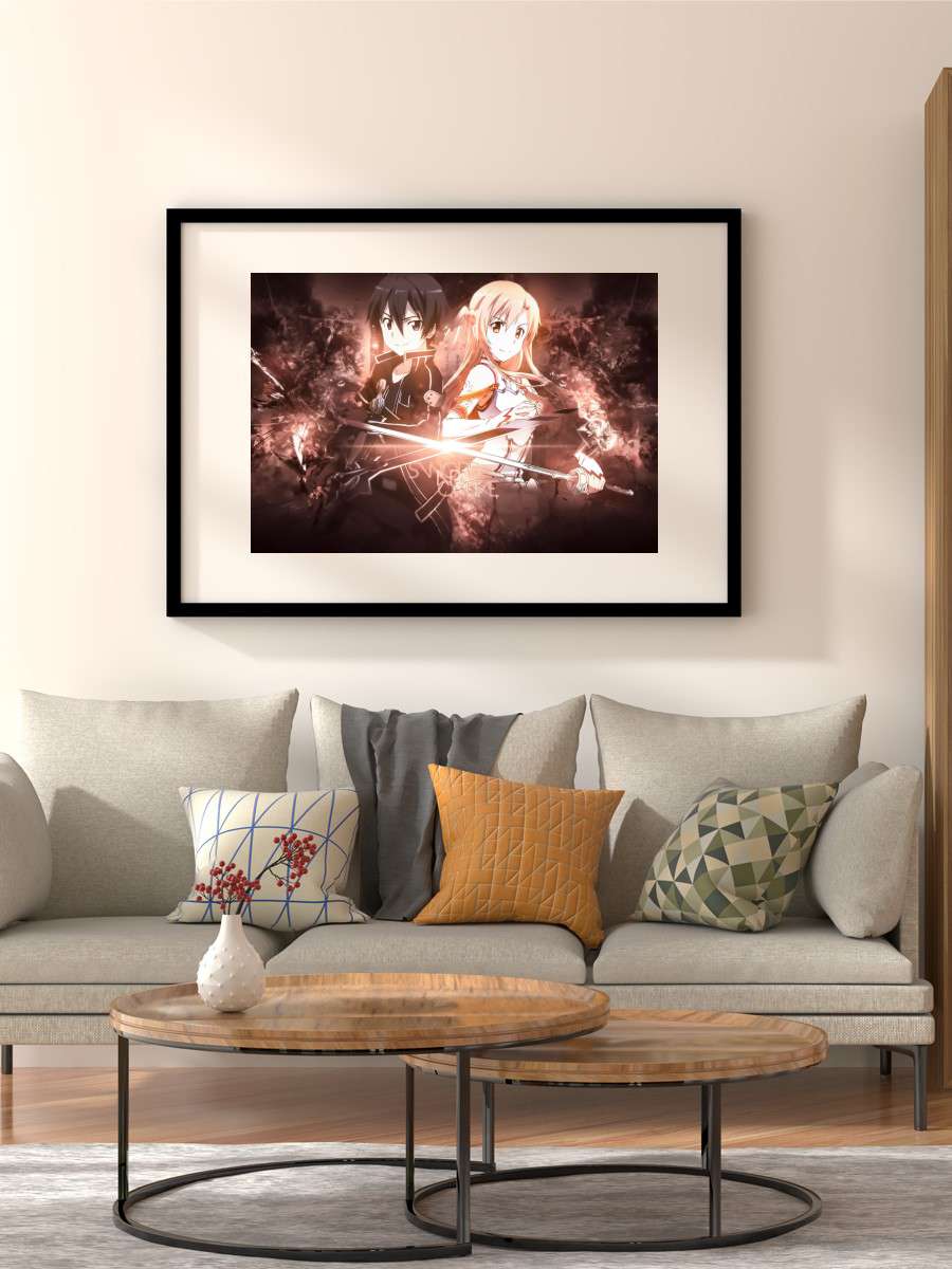 Sword Art Online Anime Poster Çerçevesiz Yüksek Kalite Anime Duvar Poster