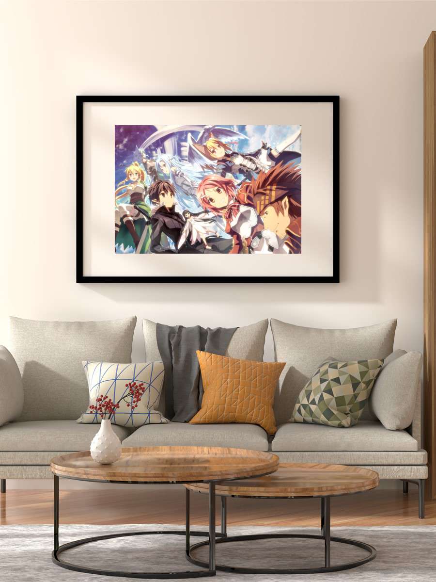Sword Art Online Anime Poster Çerçevesiz Yüksek Kalite Anime Duvar Poster