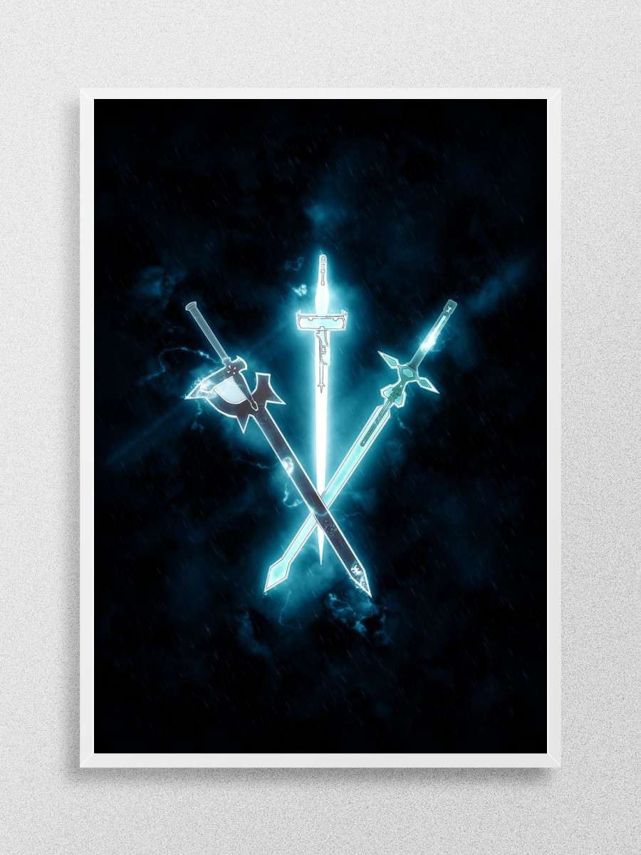 Sword Art Online Anime Poster Çerçevesiz Yüksek Kalite Anime Duvar Poster