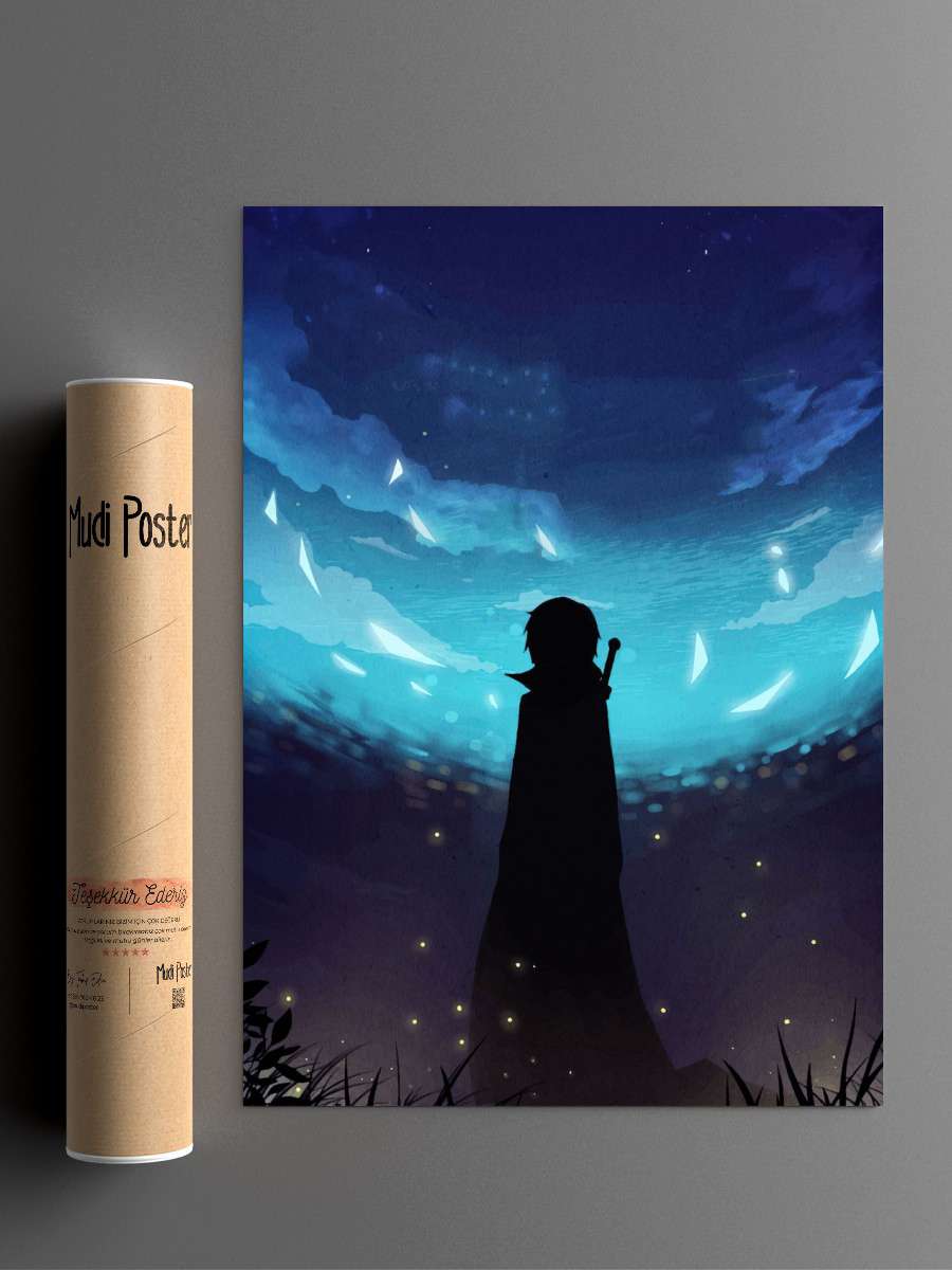 Sword Art Online Anime Poster Çerçevesiz Yüksek Kalite Anime Duvar Poster