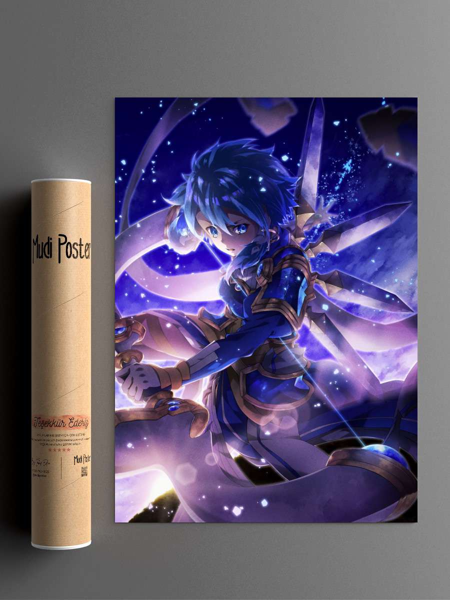 Sword art online Anime Poster Çerçevesiz Yüksek Kalite Anime Duvar Poster