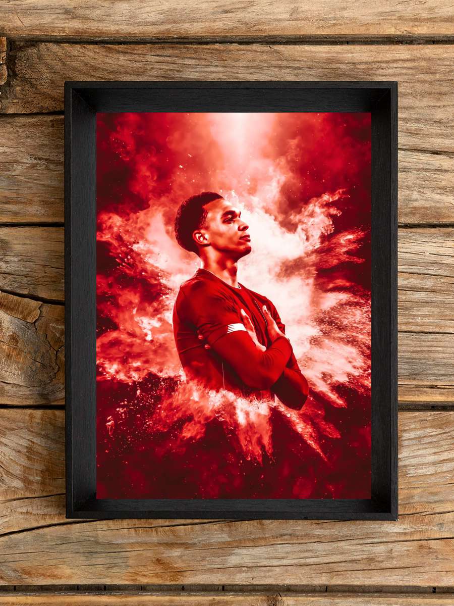 TAA Illustration Futbol Poster Çerçevesiz Yüksek Kalite Futbolcu Duvar Poster