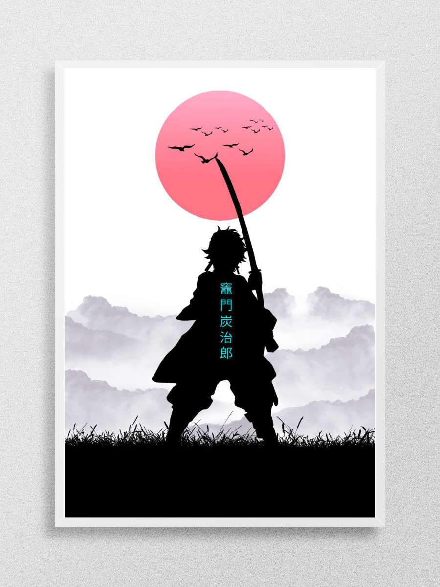tanjiro demon slayer Anime Poster Çerçevesiz Yüksek Kalite Anime Duvar Poster