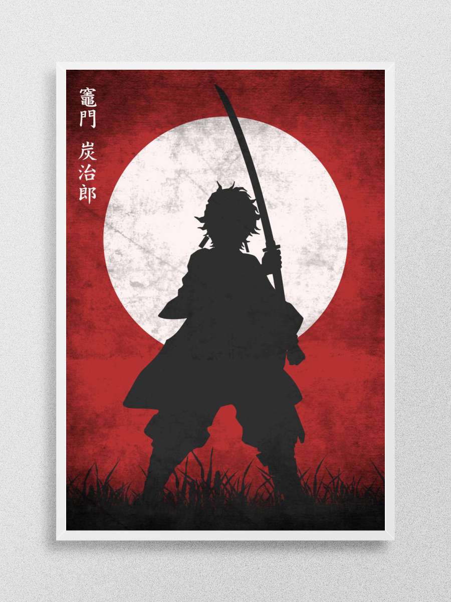 Tanjiro Demon Slayer Anime Poster Çerçevesiz Yüksek Kalite Anime Duvar Poster