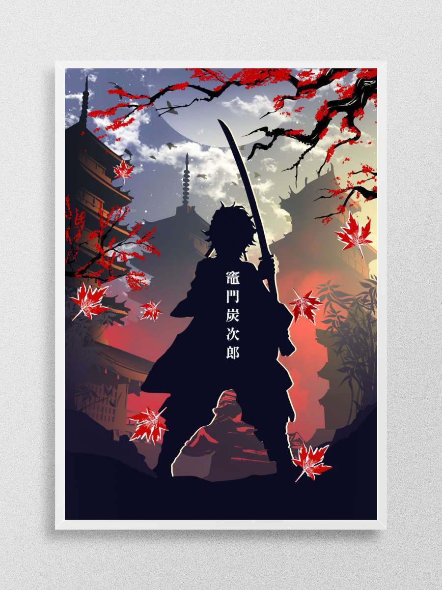 Tanjiro Demon Slayer Anime Poster Çerçevesiz Yüksek Kalite Anime Duvar Poster