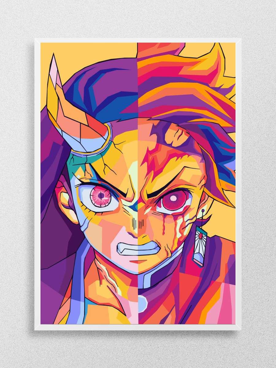Tanjiro Demon Slayer Anime Poster Çerçevesiz Yüksek Kalite Anime Duvar Poster
