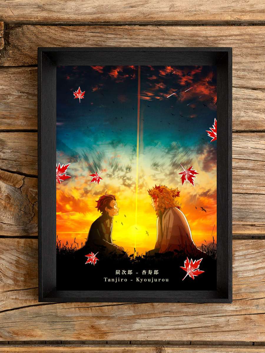 Tanjiro Demon Slayer Anime Poster Çerçevesiz Yüksek Kalite Anime Duvar Poster