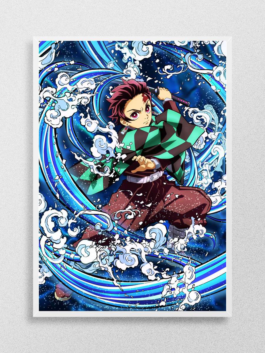 Tanjiro Demon Slayer Anime Poster Çerçevesiz Yüksek Kalite Anime Duvar Poster