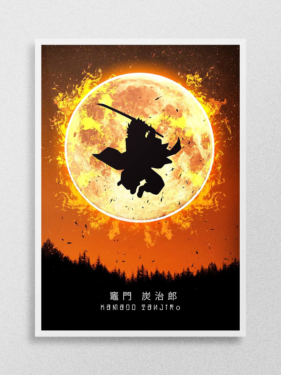 Tanjiro Kamado Anime Poster Çerçevesiz Yüksek Kalite Anime Duvar Poster - En İyi Fiyatlarla