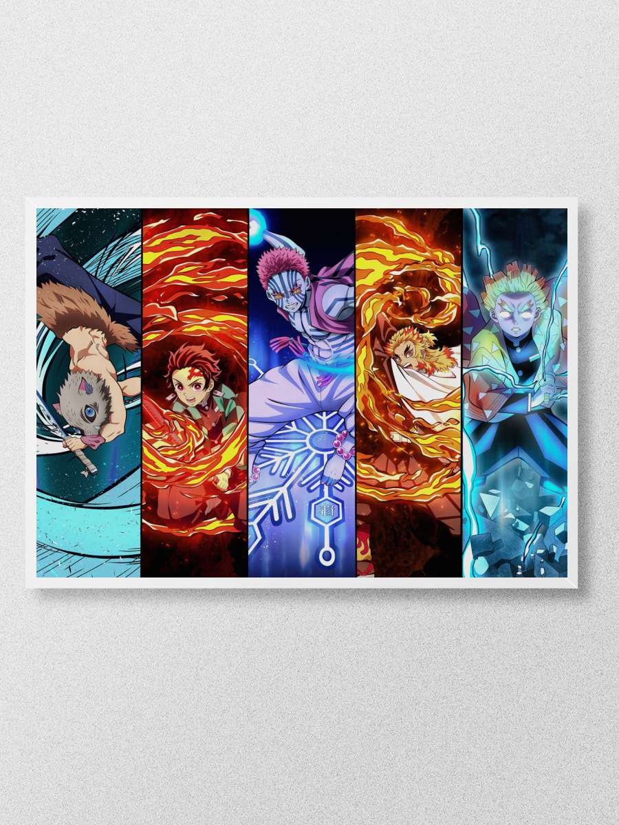 tanjirou Anime Poster Çerçevesiz Yüksek Kalite Anime Duvar Poster