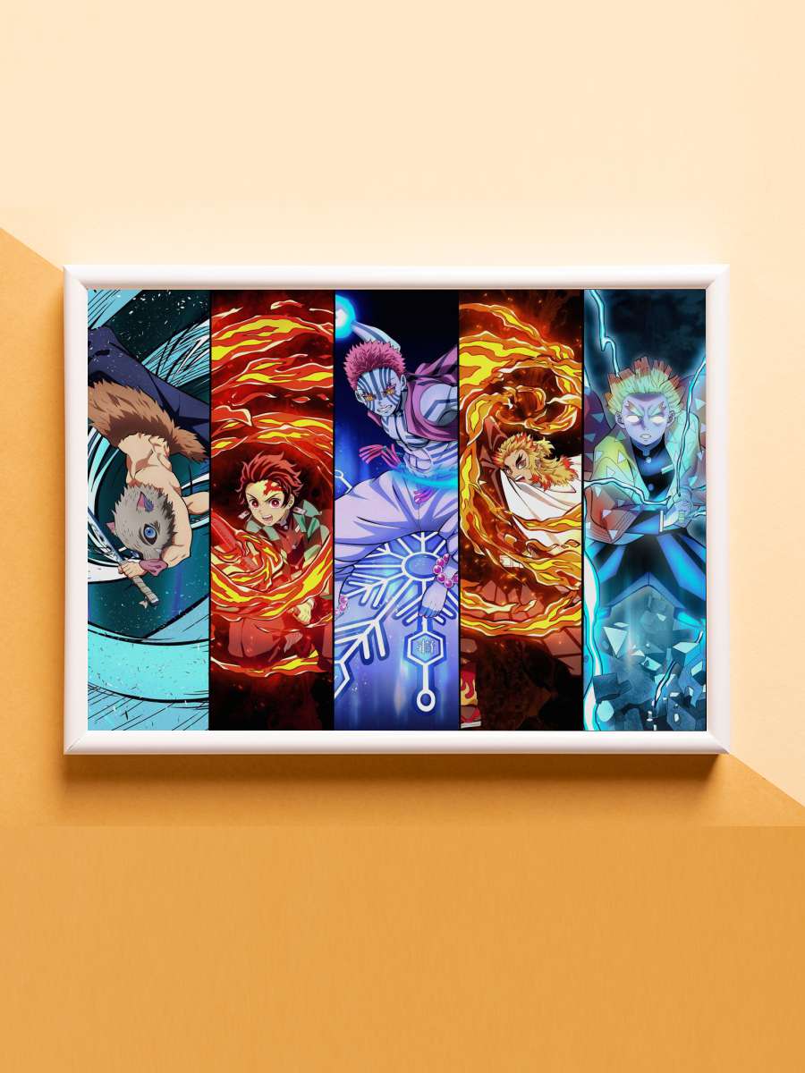 tanjirou Anime Poster Çerçevesiz Yüksek Kalite Anime Duvar Poster