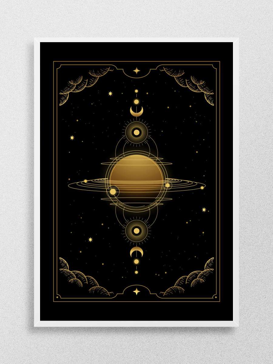 Tarot cosmic star moon Anime Poster Çerçevesiz Yüksek Kalite Anime Duvar Poster