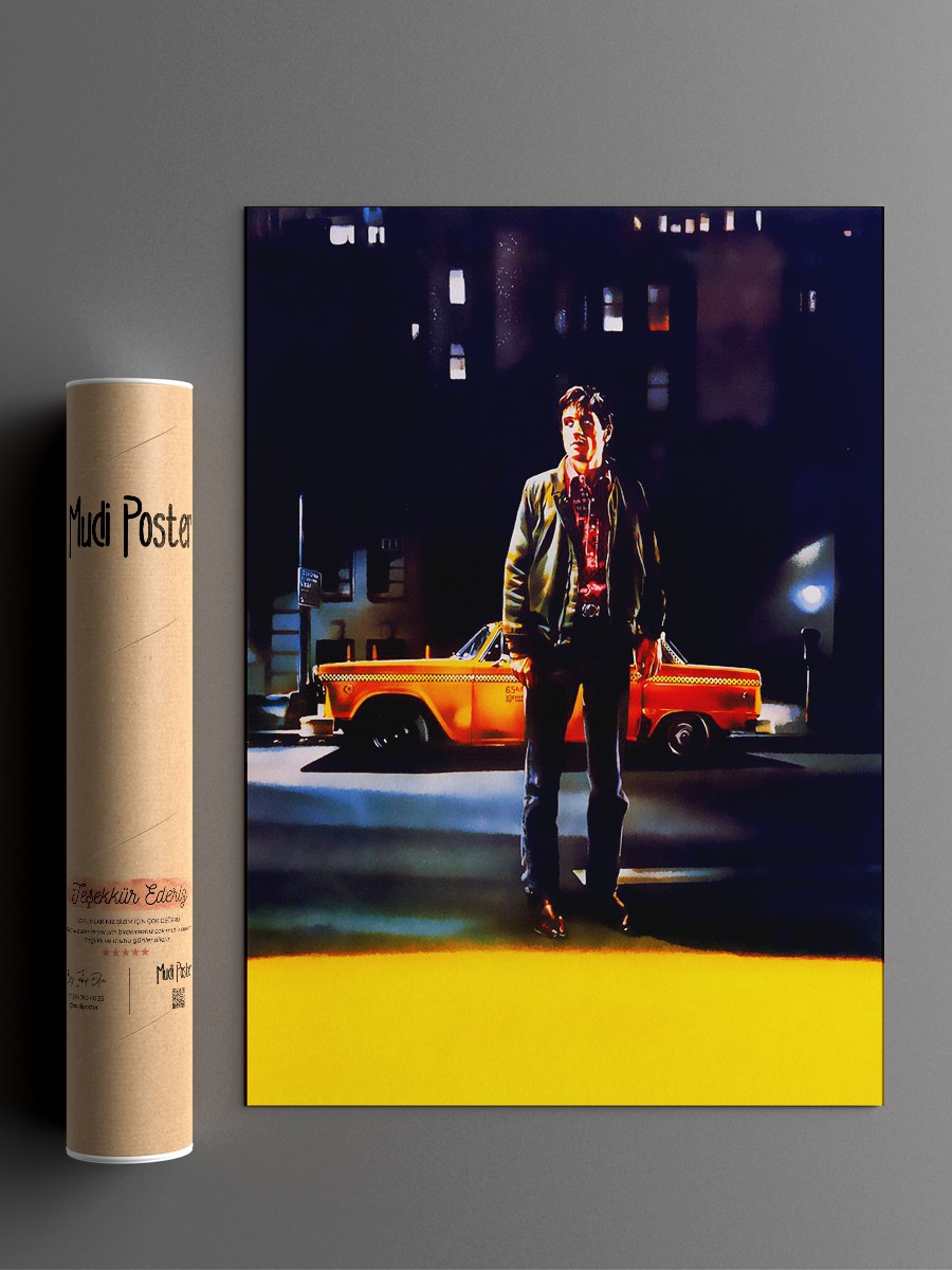 Taxi Driver Poster, Çerçevesiz Tv Film Poster