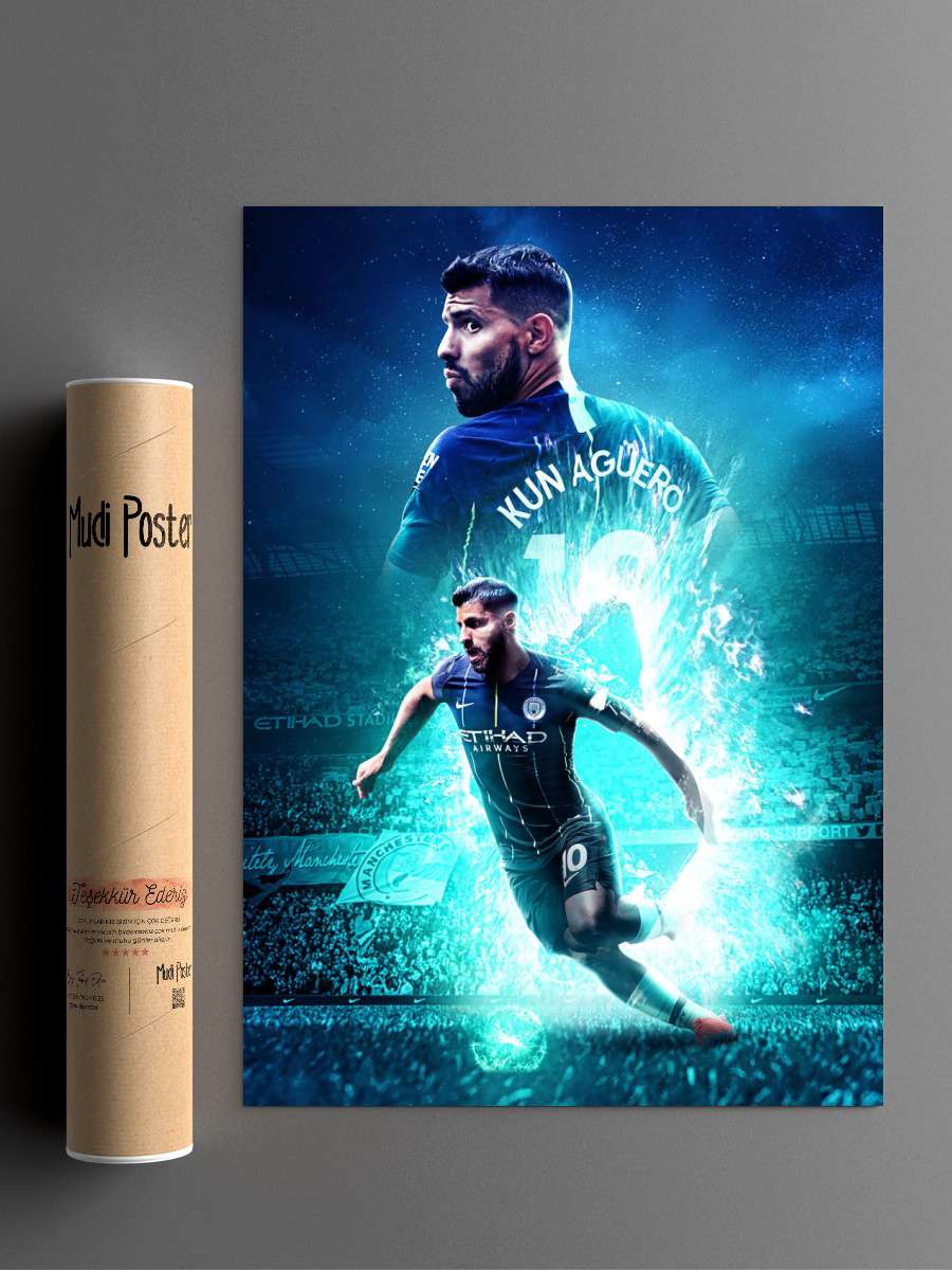 Teleportation Futbol Poster Çerçevesiz Yüksek Kalite Futbolcu Duvar Poster
