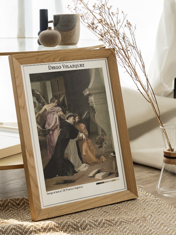 Diego Velazquez Temptation of St.Thomas Aquinas Poster