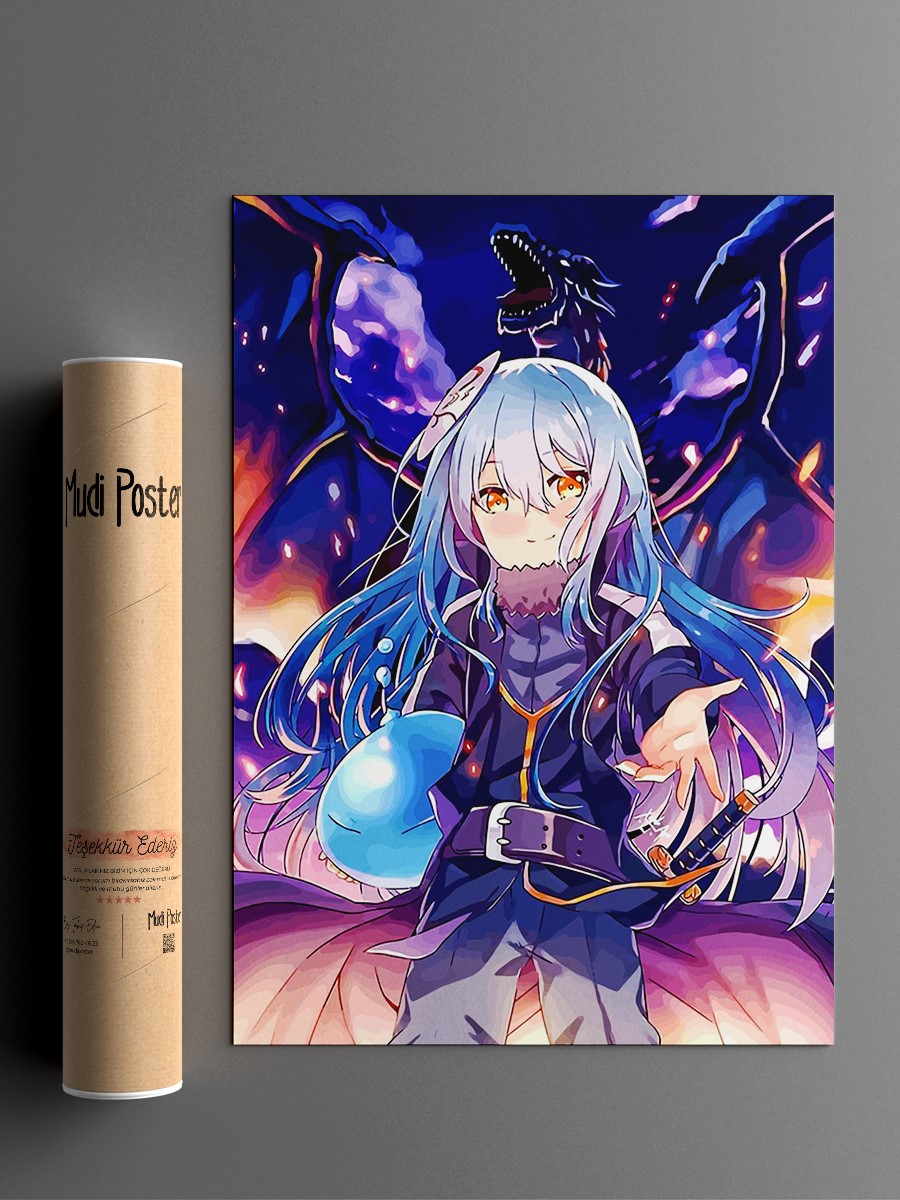 Tensei Anime Poster Çerçevesiz Yüksek Kalite Anime Duvar Poster