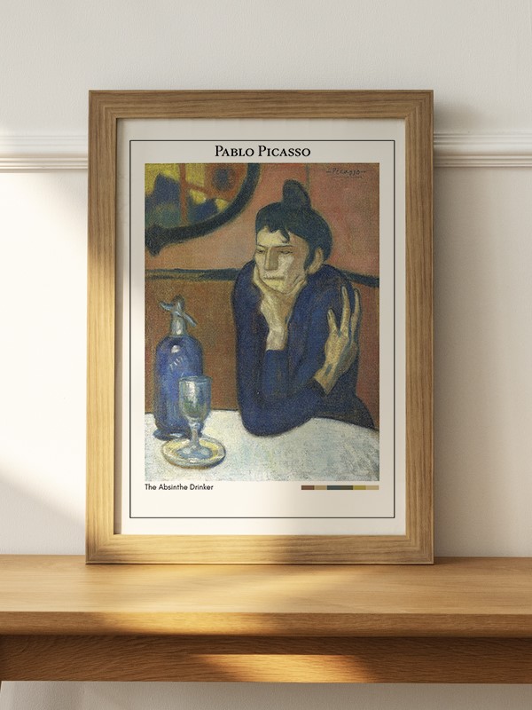 Pablo Picasso The Absinthe Drinker Poster - En İyi Fiyatlarla