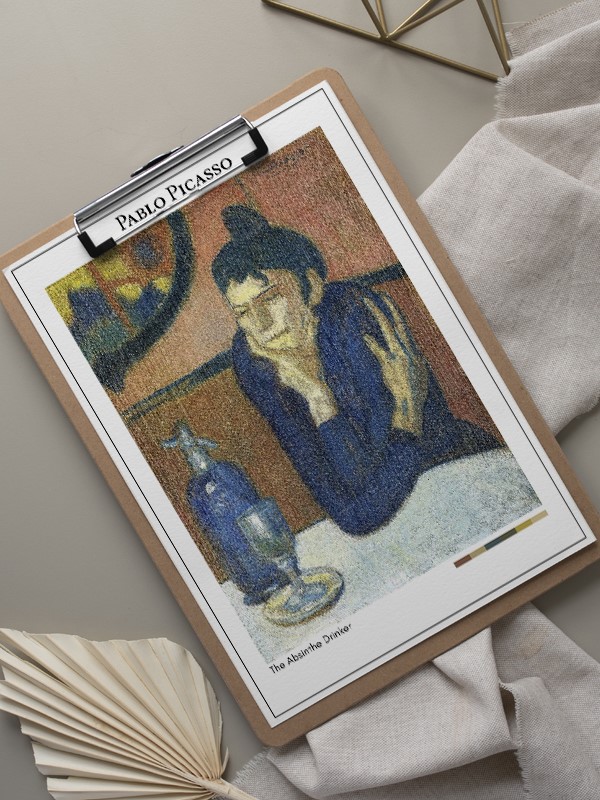 Pablo Picasso The Absinthe Drinker Poster