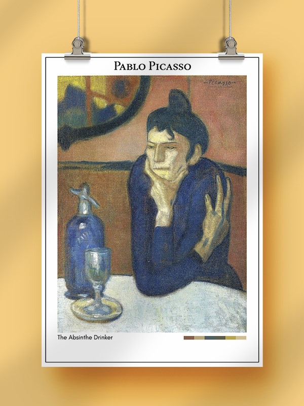 Pablo Picasso The Absinthe Drinker Poster