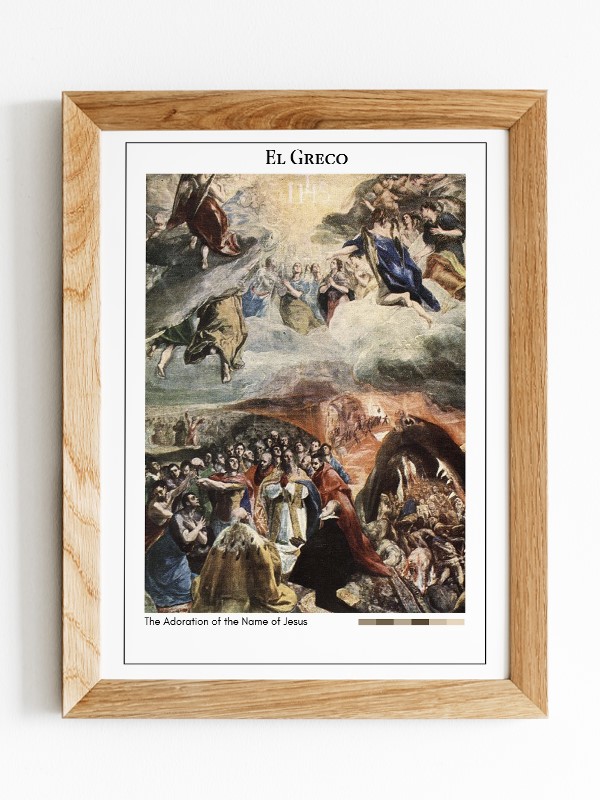 El Greco The Adoration of the Name of Jesus Poster
