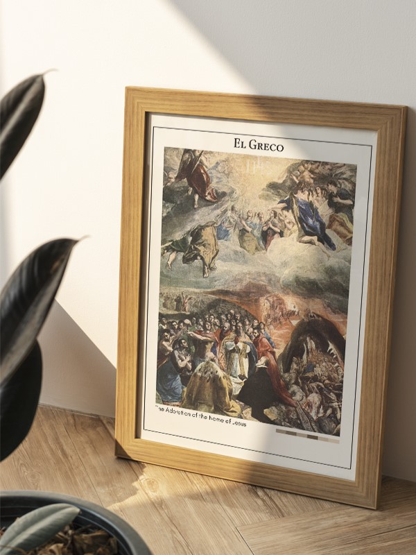 El Greco The Adoration of the Name of Jesus Poster