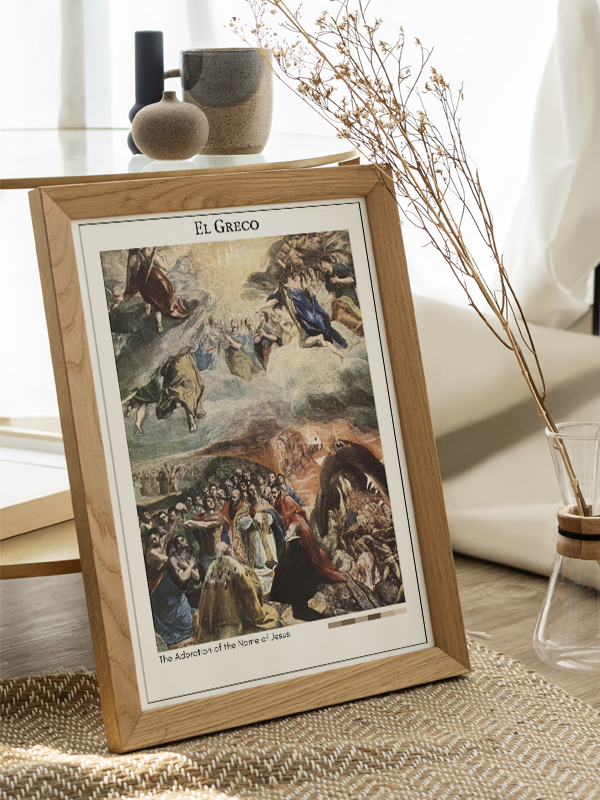 El Greco The Adoration of the Name of Jesus Poster