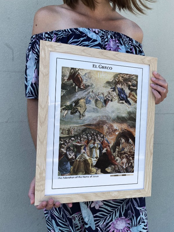 El Greco The Adoration of the Name of Jesus Poster