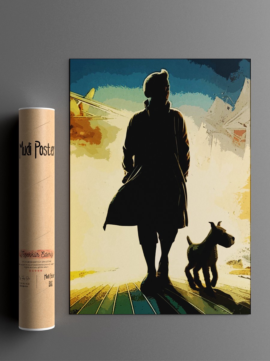 The Adventures of Tintin Poster, Çerçevesiz Tv Film Poster