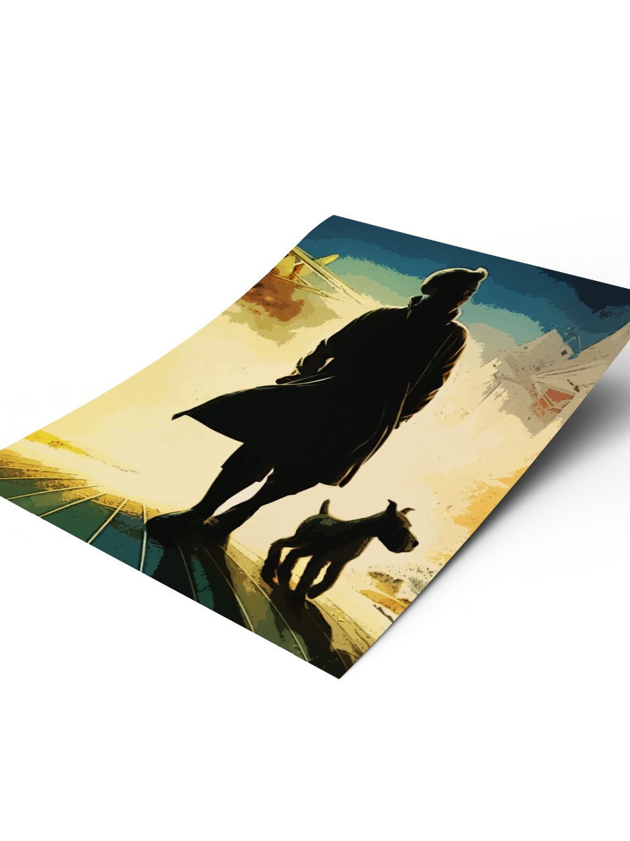 The Adventures of Tintin Poster, Çerçevesiz Tv Film Poster