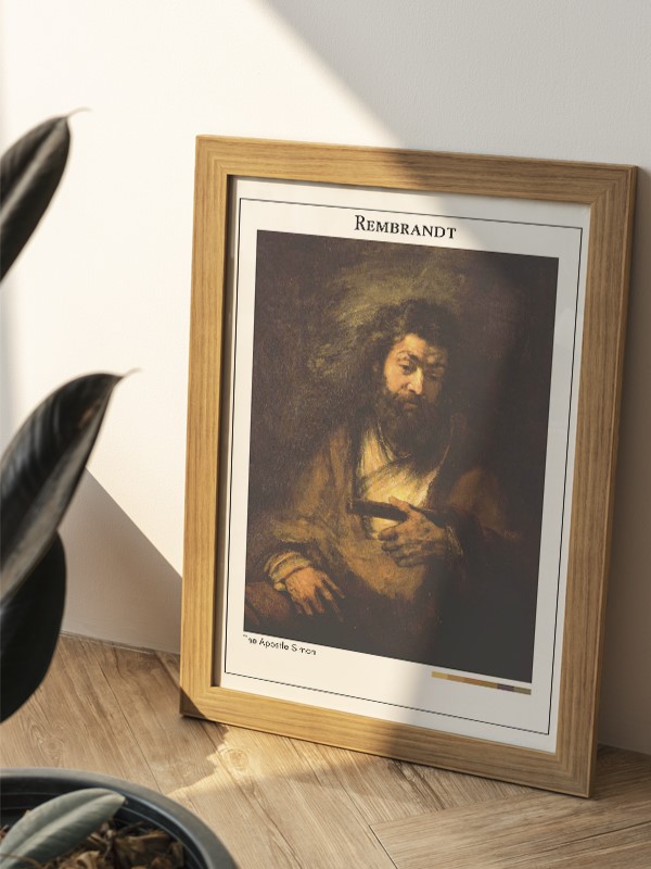 Rembrandt The Apostle Simon Poster