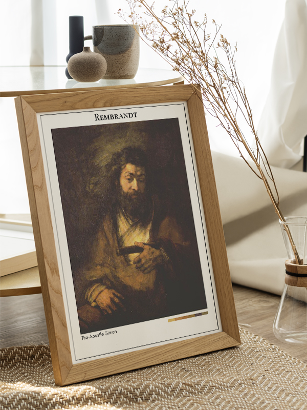 Rembrandt The Apostle Simon Poster