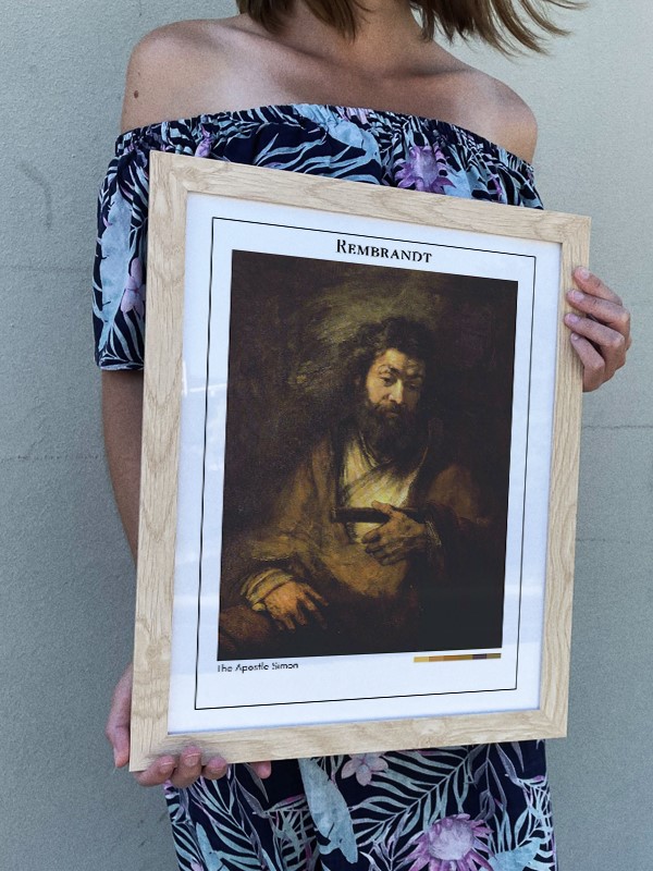 Rembrandt The Apostle Simon Poster
