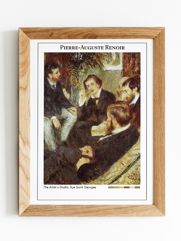 Pierre-Auguste Renoir The Artist s Studio, Rue Saint Georges Poster