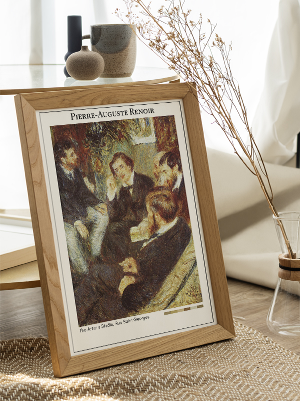 Pierre-Auguste Renoir The Artist s Studio, Rue Saint Georges Poster