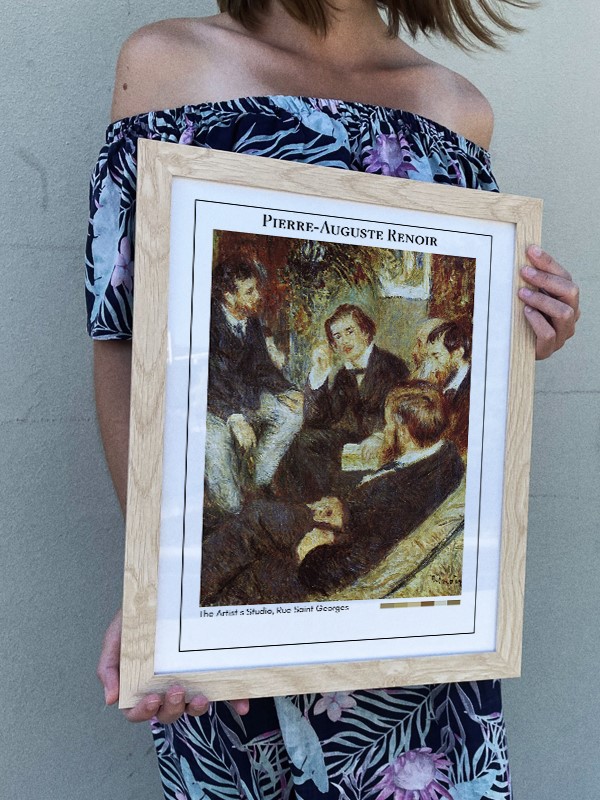 Pierre-Auguste Renoir The Artist s Studio, Rue Saint Georges Poster