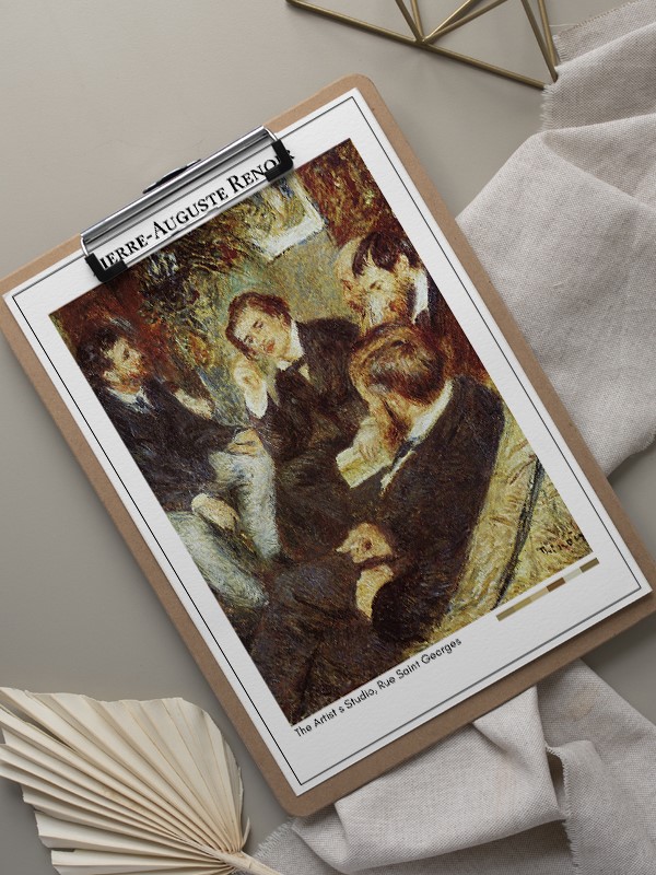 Pierre-Auguste Renoir The Artist s Studio, Rue Saint Georges Poster
