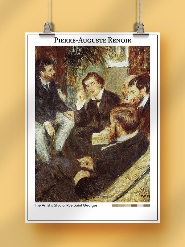 Pierre-Auguste Renoir The Artist s Studio, Rue Saint Georges Poster